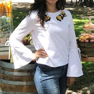 White long sleeve shirt